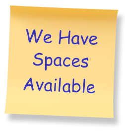 We Have Space Available